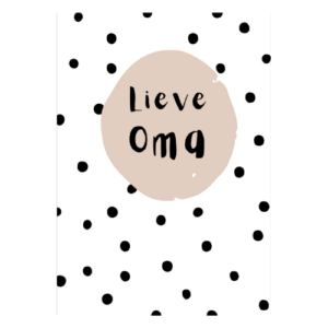 lieve oma kaart kaartje postkaart kopen online webwinkel post sturen