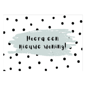 verhuiskaart verhuizen kaart verhuis nieuw huis woning gefeliciteerd kopen