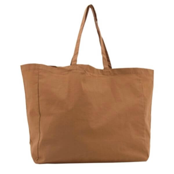 katoenen tas katoenentas groot bruin roest kleur online kopen bestellen webshop (2)