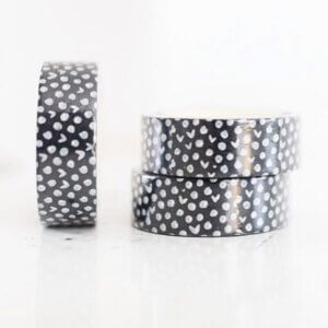 washi tape hartjes stipjes zwart wit dots washitape maskingtape masking tape online kopen bestellen webshop-3