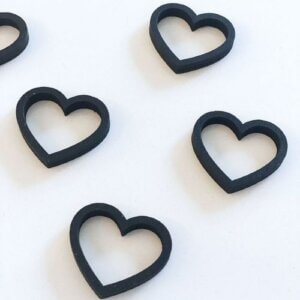 houten hartje zwart hart hout zwarte hartjes online kopen bestellen cadeaudecoratie deco decoratie