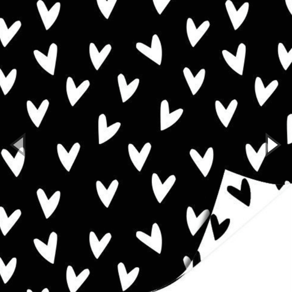 cadeaupapier hartjes zwart wit hartje hart inpakpapier inpakken cadeautje kadopapier kadootje inpakpapier online kopen bestellen webshop