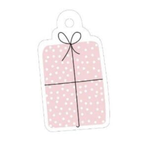 cadeaulabel cadeautje roze kadolabel kadootje label online kopen bestellen webshop