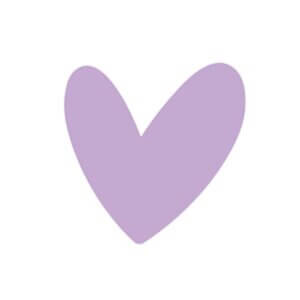 lila sticker paars stickers hartje hart online kopen bestellen webshop