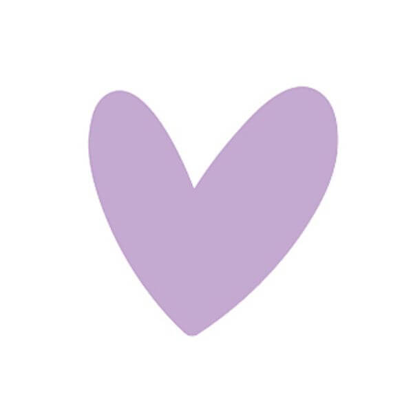lila sticker paars stickers hartje hart online kopen bestellen webshop