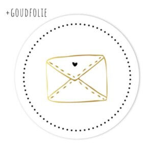 sticker enveloppe goud stickers online kopen bestellen webshop-11
