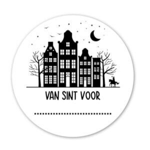 sinterklaas sticker pakje voor sinterklaascadeutje inpakken online kopen bestellen webshop