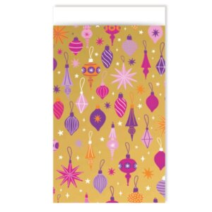 kerst cadeautje cadeauzakjes cadeauzakjes kerstinpakken inpakpapier kerstballen roze pink goud online kopen bestellen webshop-5