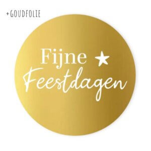 fijne feestdagen sticker groot kerst kerststicker online kopen bestellen webshop-12