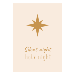 kerstkaart christelijk kerstkaarten geloven silent night kaarten kaartje kaartjes uniek kopen kaartje bestellen wvl winkeltjevanlies-24